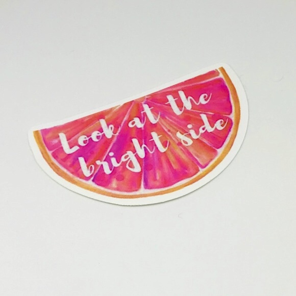 Bright Side Kawaii Cute Single Decor Waterproof Accent Sticker